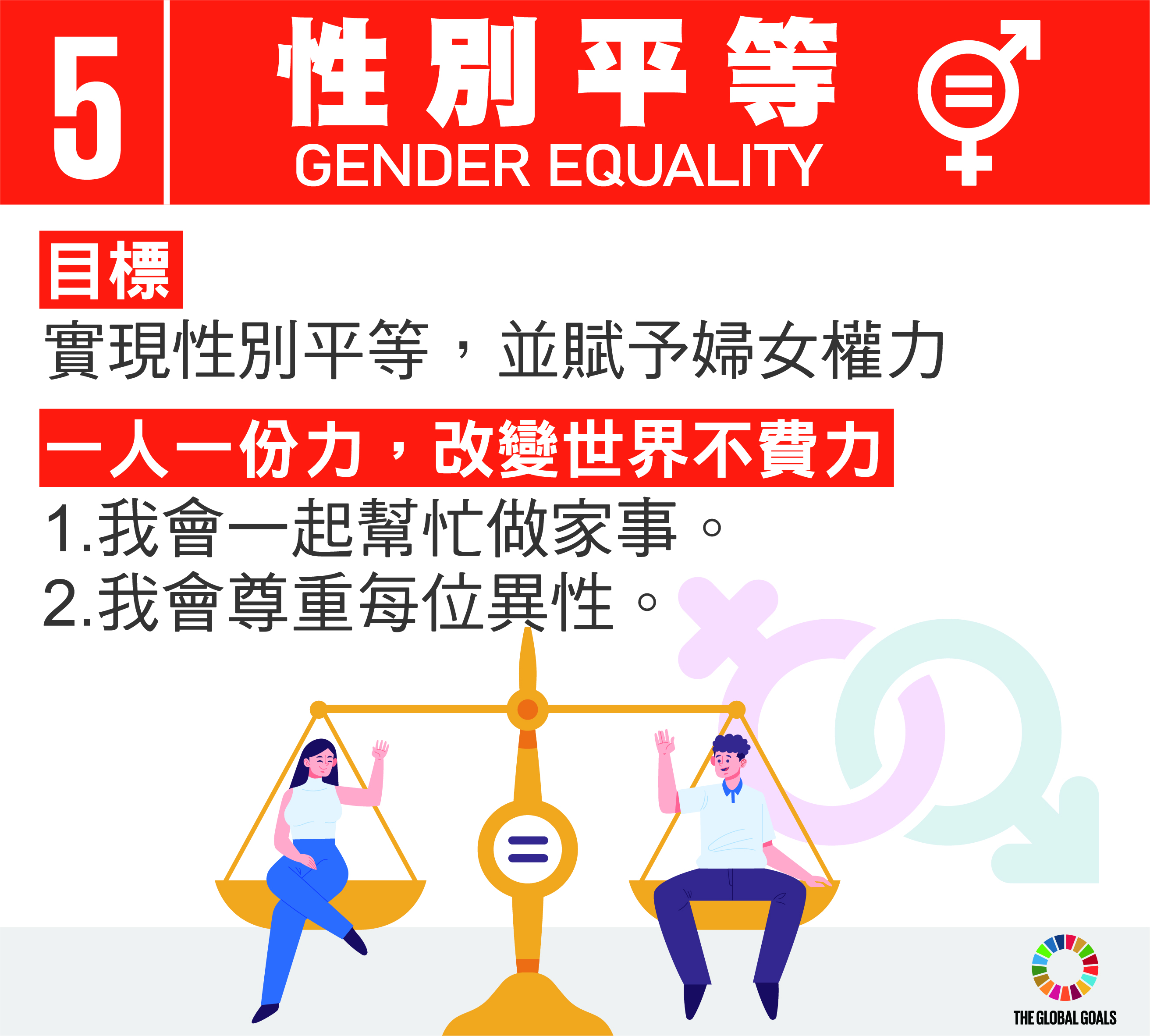 SDG5 性別平等