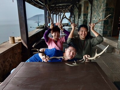 亞大學士後獸醫系師生遠赴馬祖大坵島，協助鋸鹿圖片