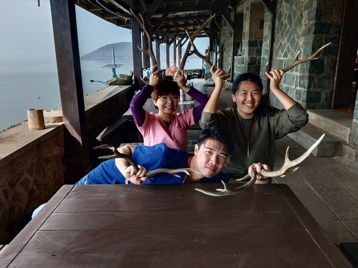 亞大學士後獸醫系師生遠赴馬祖大坵島，協助鋸鹿圖片